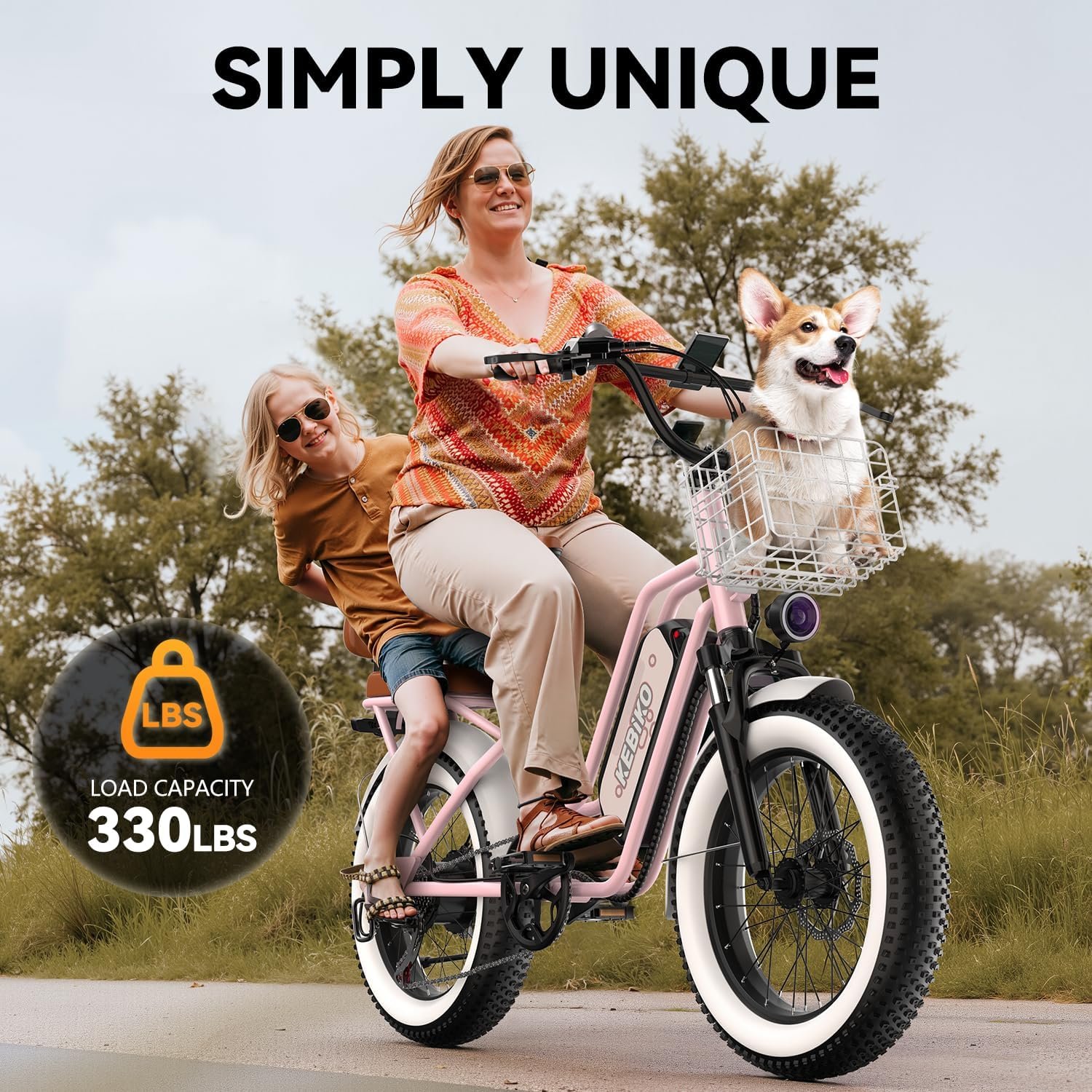 Kebiko EBike Family-Friendly Design