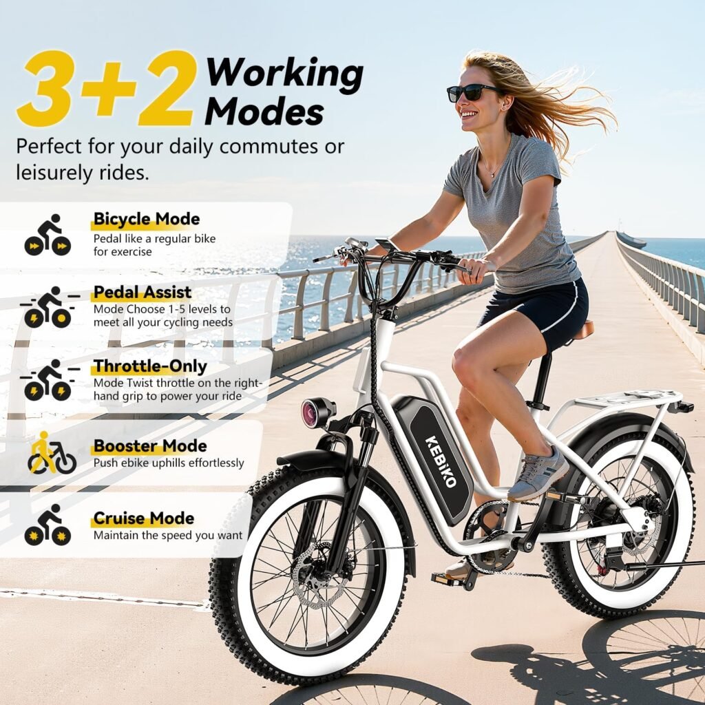 Kebiko F8 Electric Bike, 2+3 Modes